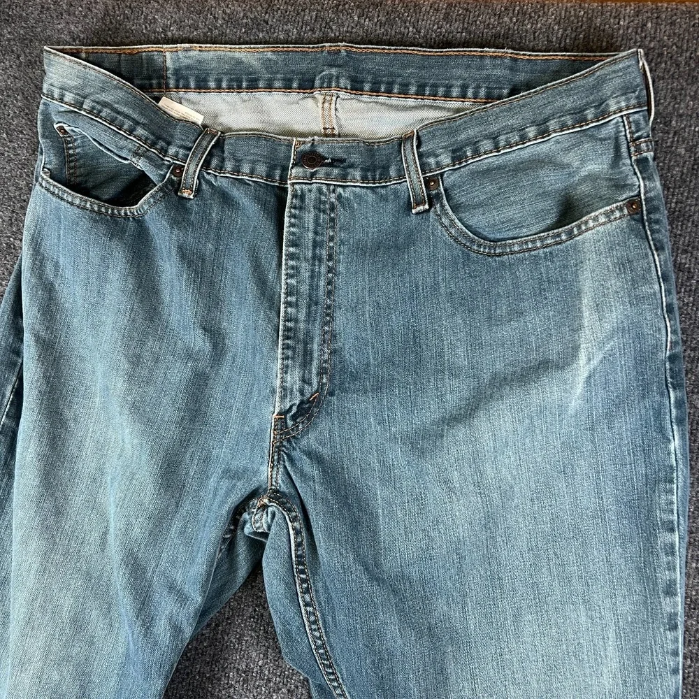Levi's 559 Jeans Mens 40X29 Blue Denim Cotton Mid Rise Relaxed Fit Straight Leg